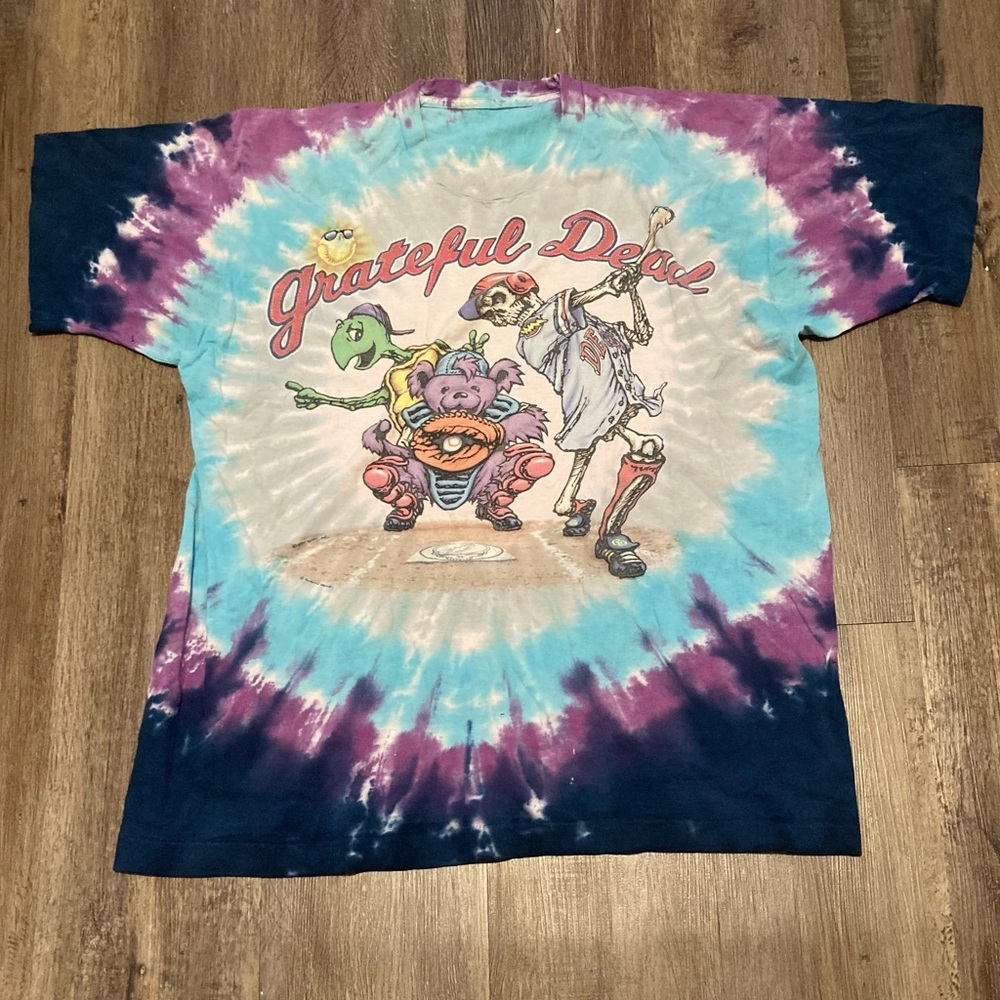 1994 Steal Your Base Grateful Dead tye-dye t-shirt